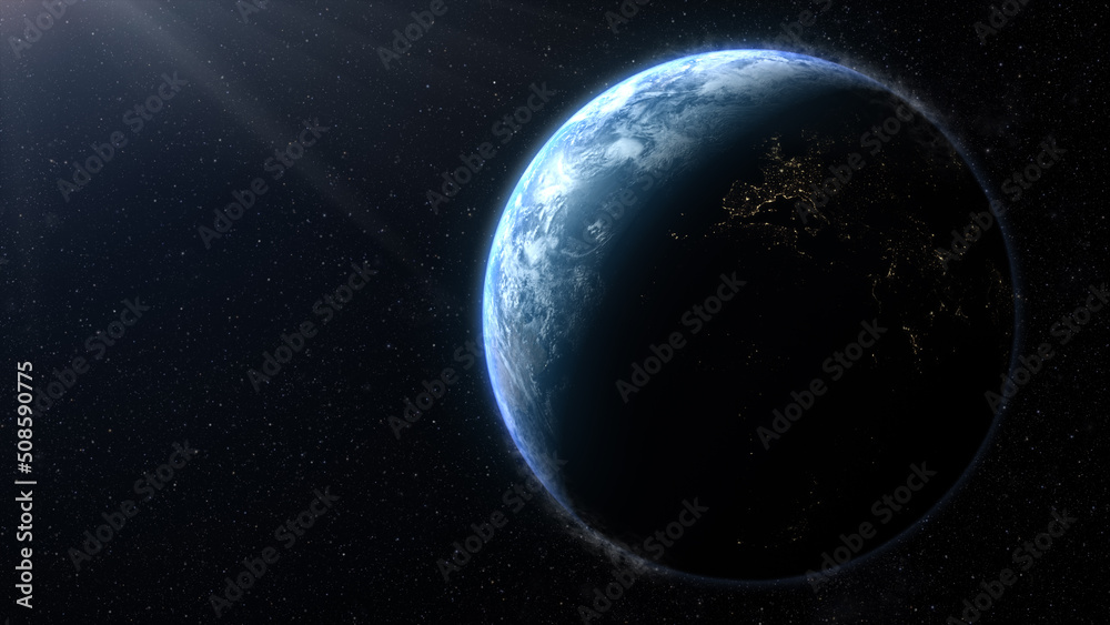 Poster Global Positioning System GPS of navigation satellites or satnav transmit data coverage around planet Earth