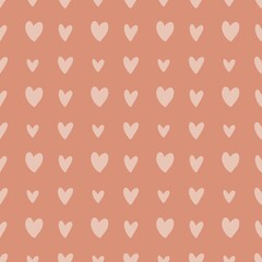 Seamless valentines pattern with hearts for postcard and gifts and cards