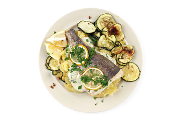 Fisch mit Zucchini