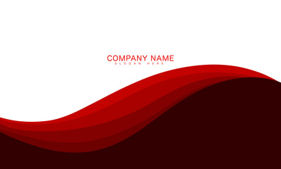 abstract background with waves. wavy style visiting card template. abstract business card template. abstract shape