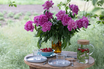 garden and tea party