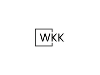 WKK Letter Initial Logo Design Vector Illustration