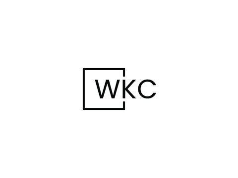 WKC Letter Initial Logo Design Vector Illustration