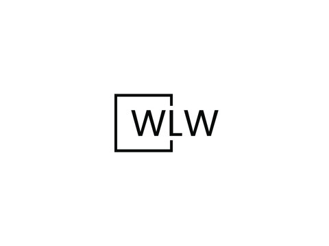 WLW Letter Initial Logo Design Vector Illustration