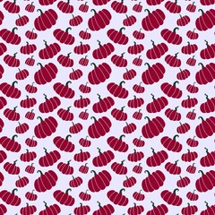 Halloween seamless cute pumpkins pattern for textiles and packaging and gifts and kids and wrapping paper