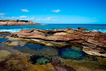 Circle Rock Pools - South Australia - obrazy, fototapety, plakaty