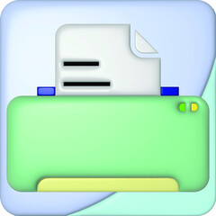 Photo printer icon. Isometric of photo printer vector icon for web design