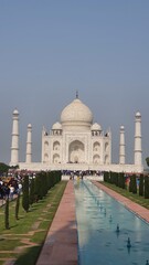 Obraz premium taj mahal agra country