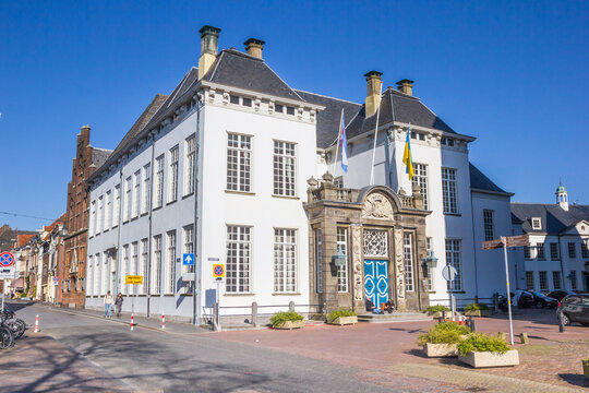 Historic town hall in the Hanseatic city of Zutphen, Netherlands