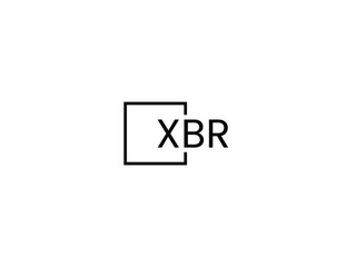 XBR letter initial logo design vector illustration