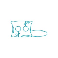 Pillow Logo Vector Icon template