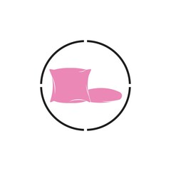 Pillow Logo Vector Icon template