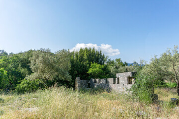 Obraz premium Amazing views from Sidyma which was a town of ancient Lycia, at what is now the small village of Dudurga in Muğla,Turkey. It lies on the hiking way of Lycian way (Likya yolu). 