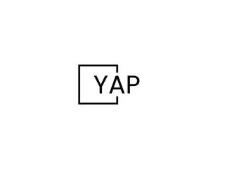 YAP Letter Initial Logo Design Vector Illustration