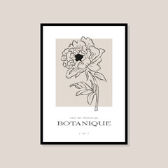 Bohemian minimalistic art print poster for your wall art collection and interior design decoration 