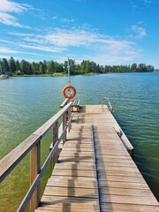 pier on the lake