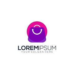 Icon shop logo modern