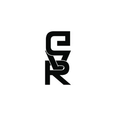 Obraz premium evr letter original monogram logo design