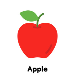 Apple icon, Vector, Illustration .