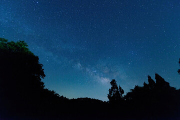 夜空と天の川銀河