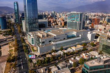 Santiago de Chile aus der Luft