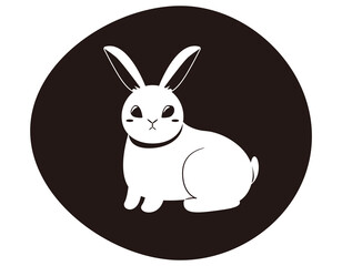 かわいいうさぎ　イラスト