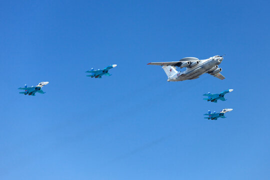 Airplanes in the skies
