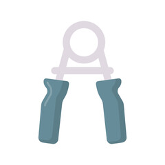 Hand Grippers vector flat icon for web isolated on white background EPS 10 file