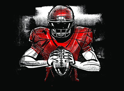 American Football Player Cartoon Images – Browse 10,467 Stock