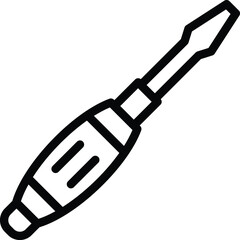 Screwdriver Vector Icon Design Illustration