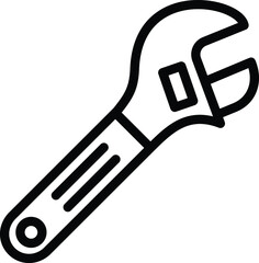 Wrench Vector Icon Design Illustration