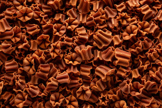 Spicy ribbon-shaped pasta