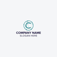 Obraz premium LETTER LOGO C