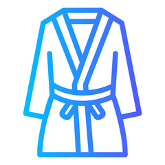 bathrobe gradient icon