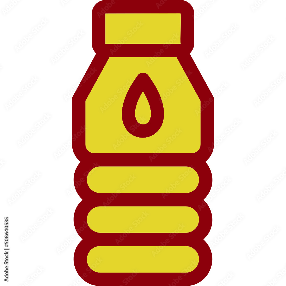 Wall mural water flask icon