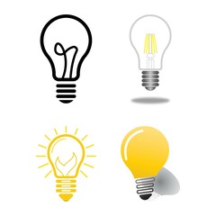 light bulb symbol icon