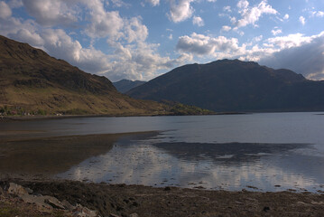 Obraz premium lake and mountains