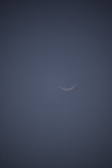 Obraz na płótnie Canvas cresent moon in the sky