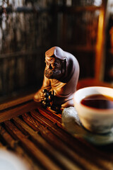 beautiful figurine for Chinese tea