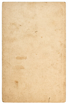 Old paper sheet edges isolated Cardboard texture background