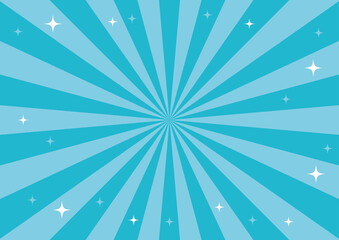 集中線　背景　水色　キラキラ	