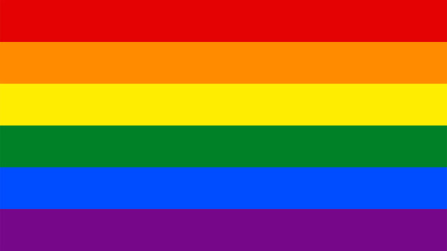 LGBT pride rainbow flag background. Rainbow flag sexual identity