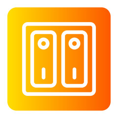 light switch gradient icon