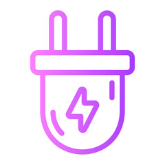 plug gradient icon