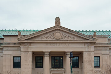 Historical Registry building Dedham MA USA