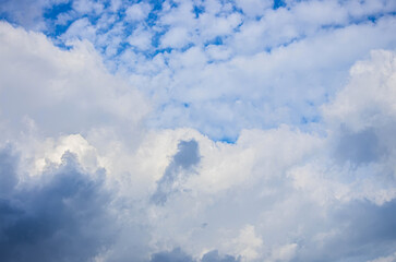 blue sky with clouds