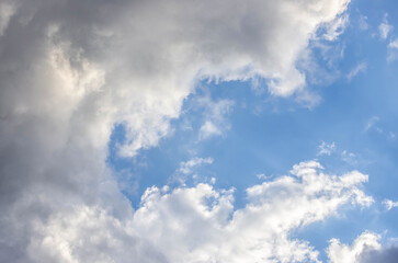 blue sky with clouds