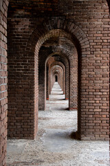 Fototapeta premium Fort Jefferson located in Dry Tortugas National park in Florida