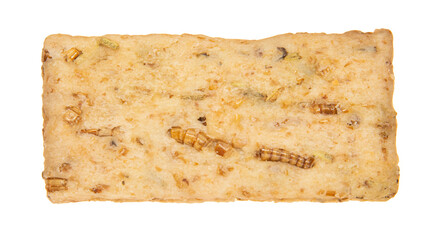 insect crackers from whole insects mealworm