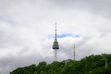Obraz premium N Seoul tower in South korea city